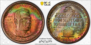 1946-S 50C Booker T. Washington MS68