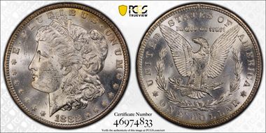 1882-CC $1 MS62