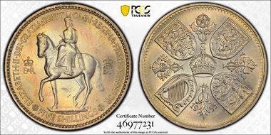 1953 Crown S-4136 Coronation MS65