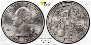 2020-W 25C Weir Farm NP V75 MS65