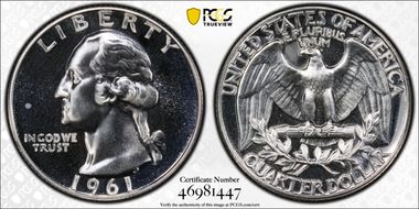 1961 25C PR66