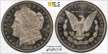 1885-O $1 MS64DMPL