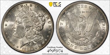 1896 $1 MS64