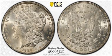 1889 $1 MS63