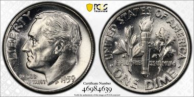 1959 10C MS64