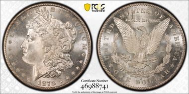 1878-S $1 MS66