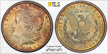 1896 $1 MS64