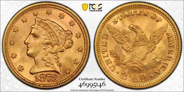 1878 $2.50 MS65
