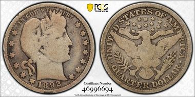 1892 25C G6