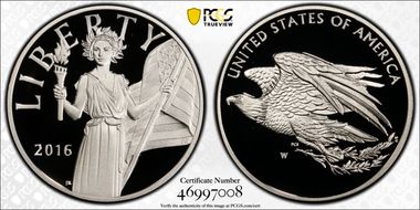 2016-W Medal American Liberty PR70DCAM