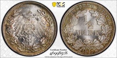 1917-D 1/2 Mk J-16 MS67