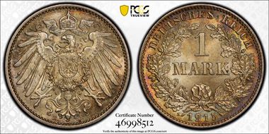 1915-E Mark J-17 MS67