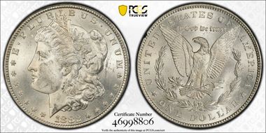 1882-CC $1 GSA Hoard MS62