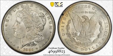 1884-CC $1 GSA Hoard MS64