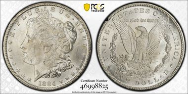 1884-CC $1 GSA Hoard MS63