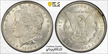 1884-CC $1 GSA Hoard MS63