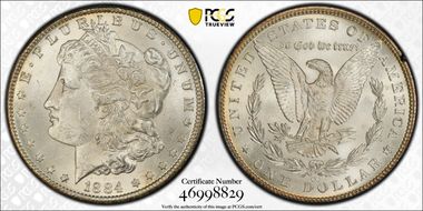 1884-CC $1 GSA Hoard MS63