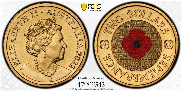 Cert 47000543 - Coin Image