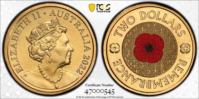 Cert 47000545 - Coin Image