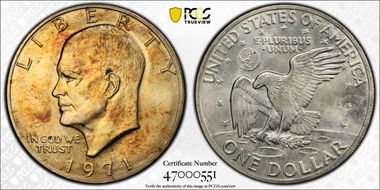 1971-S $1 Silver MS63