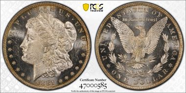 1881-O $1 MS64PL