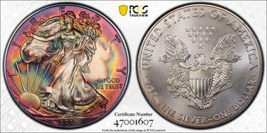 2015 $1 Silver Eagle MS67