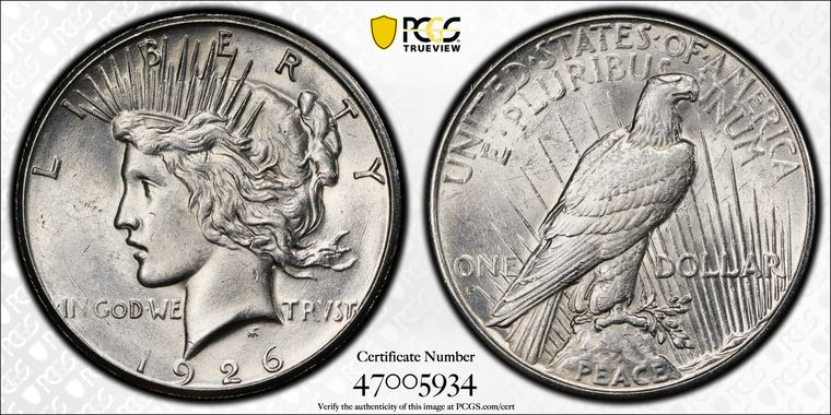 Cert 47005934 - Coin Image