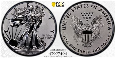 2019-W $1 Silver Eagle Enhanced Rev PR PR69