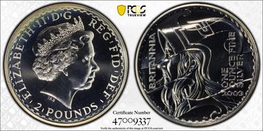 2003 £2 S-BF9 Britannia Ag MS69