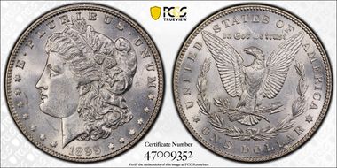 1899 $1 AU58