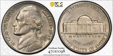 1939 5C Doubled Monticello N1