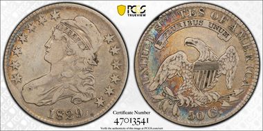1829 50C O-119 VF20