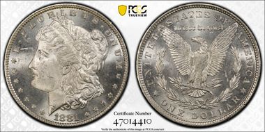 1881 $1 MS64