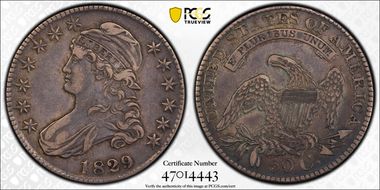 1829/7 50C O-102 VF35