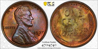 1937-D 1C MS65BN