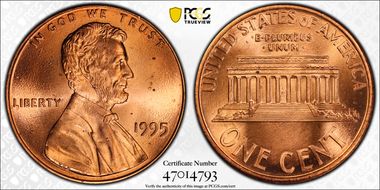 1995 1C MS67RD