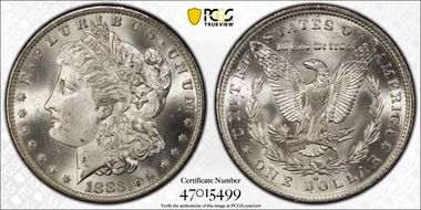 1883-O $1 MS65