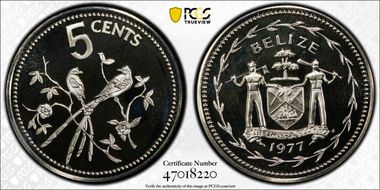 1977-FM 5C KM-47a Silver PR68DCAM