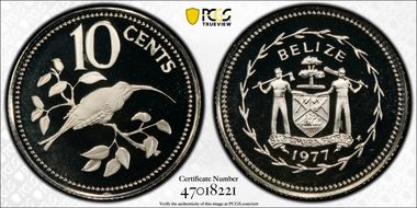 1977-FM 10C KM-48a Silver PR69DCAM