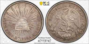 1908-Mo AM Peso KM-409.2 XF45