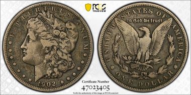 1902 $1 F15