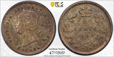 1897 5C Narrow 8 XF40