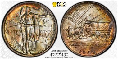 1939-D 50C Oregon MS66