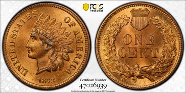 1873 1C Open 3 MS66RD