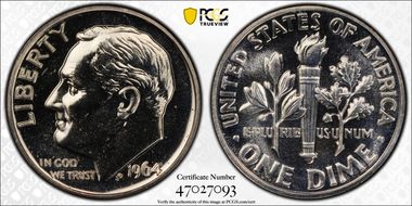 1964 10C PR66