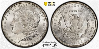 1884-CC $1 MS64+