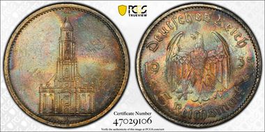 1935-A 5 Mk Potsdam J-357 MS63