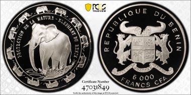 1993 6000 Fr Elephant PR69DCAM