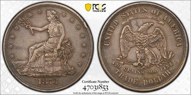 1873 T$1 Trade XF40