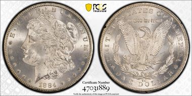 1884-CC $1 GSA Hoard MS64